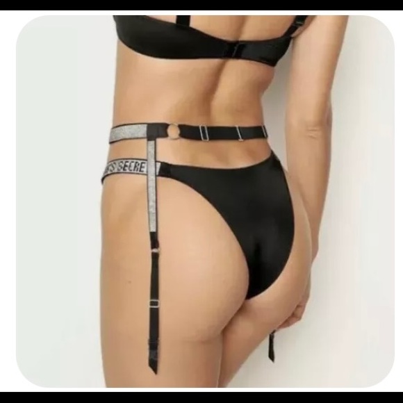 Victoria's Secret bling garter belt M/L and
bling fringe panty Size Large! - Picture 7 of 12